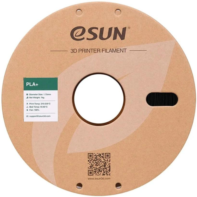 Пластик для принтера 3D Esun PLA+175B1P1 PLA+ d1.75мм 1кг 1цв.