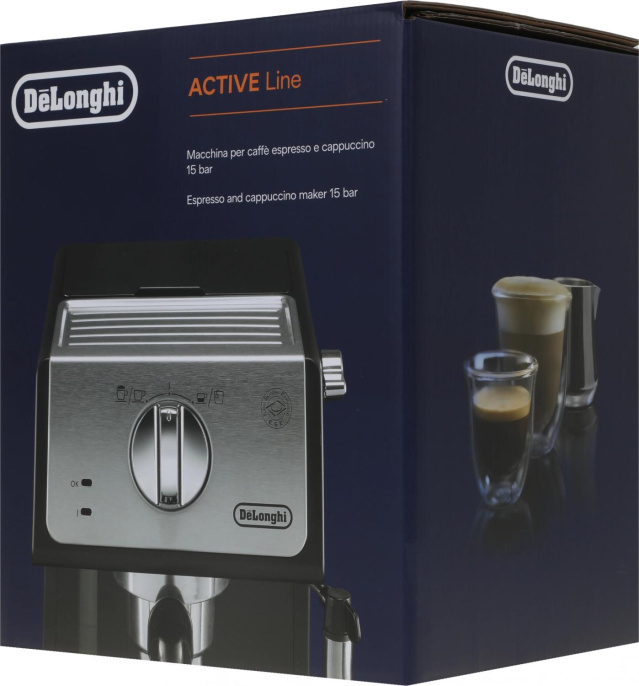 Кофеварка DeLonghi ECP33.21.W,  рожковая,  белый [0132104183]