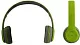 Наушники с микрофоном HARPER HB-212 Green (BluetoothMP3 FM-радио microSD шнур 1.15 м с рег.громкости)