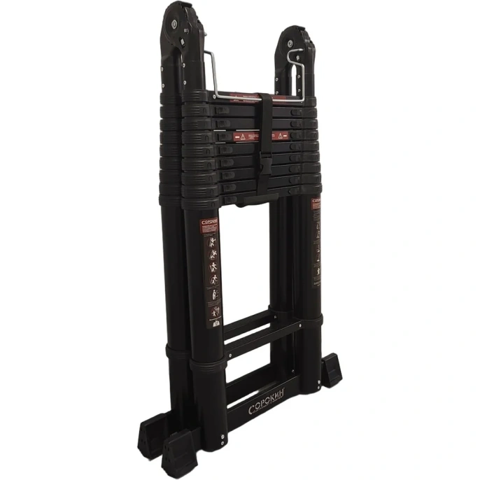 Лестница-стремянка телескопическая 8,2м Сорокин Standart 24.82