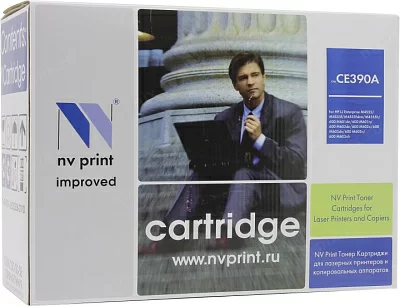 Картридж NV-Print аналог CE390A Black для HP LaserJet Enterprise M4555mfp/601/602/603