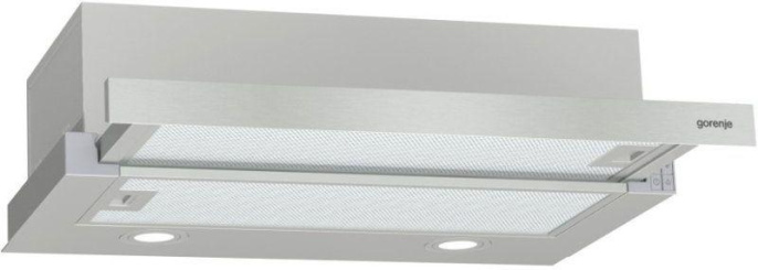Встраиваемая вытяжка Gorenje TH62E4X, управление кнопочное, нержавеющая сталь