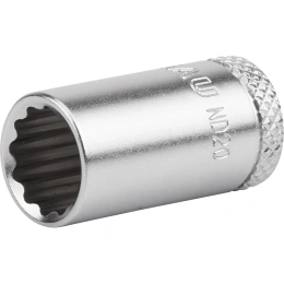 Головка торцевая 12-гранная, тип ND20-9 (9 мм; 1/4") NORGAU 064502090