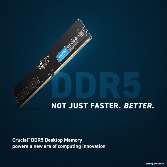 Оперативная память 8Gb Crucial CT8G56C46U5, DDR V, PC-44800, 5600MHz