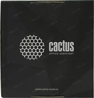 Пластик для принтера 3D Cactus CS-3D-ABS-750-BLACK ABS d1.75мм 0.75кг 1цв.