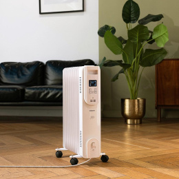 Радиатор масляный Timberk Home Intellect T-OR2009-F10E-WF 2000Вт белый