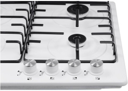 Газовая варочная панель NORDFROST HS 6040 W,  4 конфорки,  эмалированная сталь,  белый