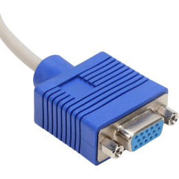 Кабель разветвитель 1xVGA 15 male - 2xVGA 15 male VCOM VVG6530-0.2M 0.2м