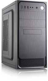 Корпус Foxline FZ-053-SX450R-U32 Case Forza mATX, 450W, 2xUSB3.0, Black, w/o FAN, 12 cm fan PSU, power cord