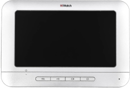 Комплект домофона HIWATCH DS-D100K,  серебристый