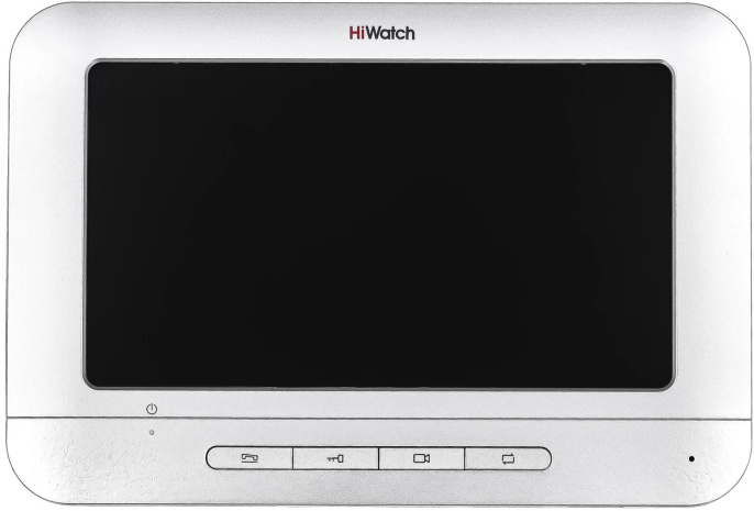 Комплект домофона HIWATCH DS-D100K,  серебристый