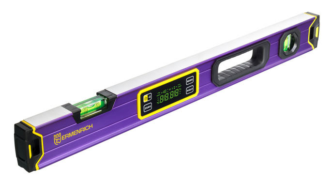 Цифровой уровень Ermenrich Verk LL60, фиолетовый
