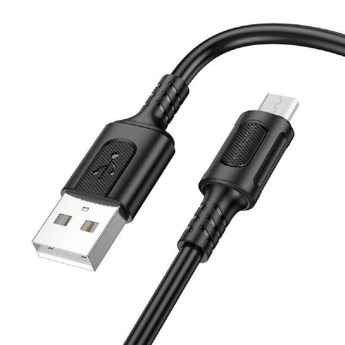 BOROFONE BX111/ USB кабель Micro/ 1m/ 2.4A/ Black (B-15066)