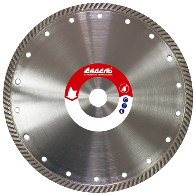 Диск алмазный отрезной Turbo по граниту S-TH125/22.2AG (125х22.2 мм) Адель КК07570