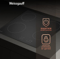 Электрическая варочная поверхность WEISSGAUFF HV 640 BA, конфорок: 4 шт.,  стеклокерамика,  независимая, черный