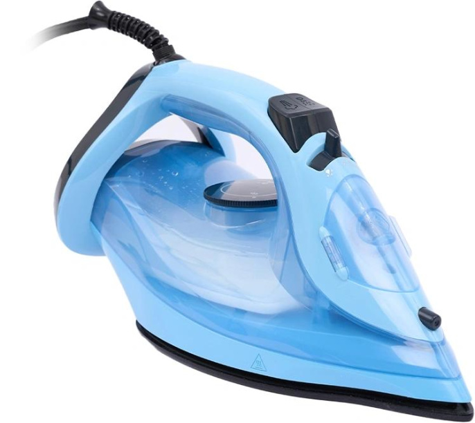 Утюг Panasonic NI-M343VTW,  с паровым ударом,  2400Вт,  с автоотключением,  синий