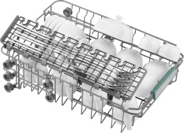 Встраиваемая посудомоечная машина WEISSGAUFF BDW 4526 D, узкая, ширина 44.8см, полновстраиваемая, загрузка 10 комплектов 432978
