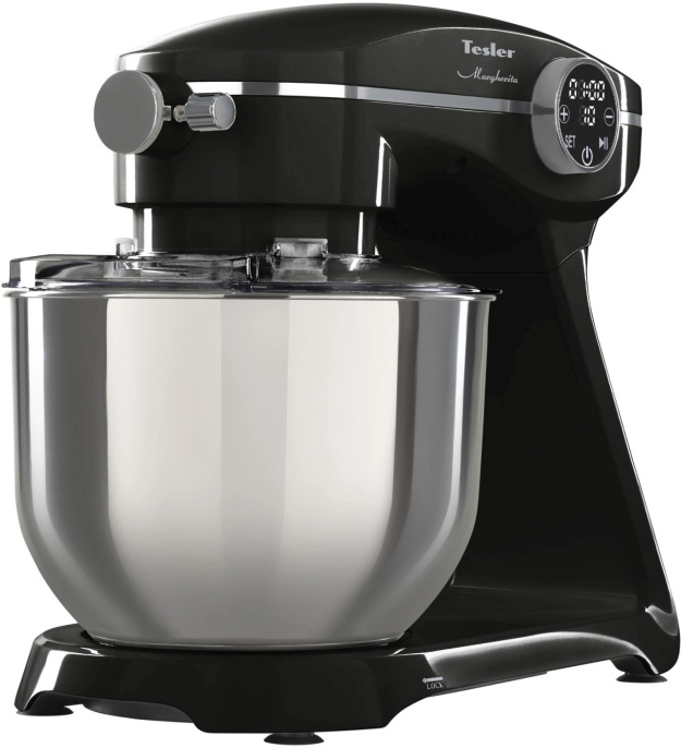 Кухонная машина Tesler KM-1860 планетар.вращ. 1800Вт черный