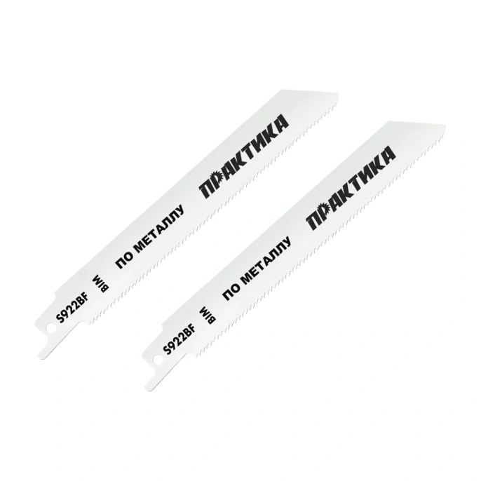 Пилки для сабельной пилы ПРАКТИКА S922BF BIM, по металлу, шаг 1,8мм, 150мм упак 2 шт 773-569