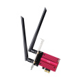 Адаптер беспроводной связи Wi-Fi CUDY BE9300 7 PCI Express Adapter 7 Bluetooth 5.4 PCI Express Adapter with Heatsink, Intel BE200 module, Tri-band 2T2R, 5.8Gbps@6Ghz+2.8Gbps@5GHz + 688Mbps@2.4GHz, 802.11be/ax/ac/a/b/g/n, Magnetized antenna base, 2 high
