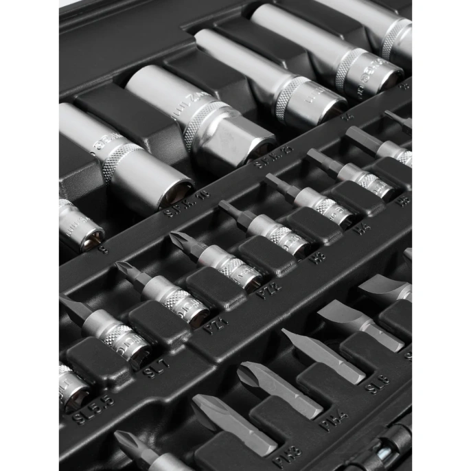 Набор инструментов 94 предмета 1/2", 1/4" Inforce, Сталь Cr-V, Профессиональный, 06-07-10