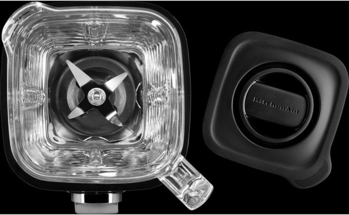 Блендер стационарный KitchenAid Блендер Artisan со стеклянным стаканом 1.4 л, черный (5KSB4026EOB)