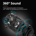 Портативная колонка Tronsmart Element T6 Max 60W акустическая система 2.1, технология SoundPulse, Bluetooth 5.0 до 20м, 360-градусный объемный звук, до 20 часов воспроизведения, IPX5 Waterproof