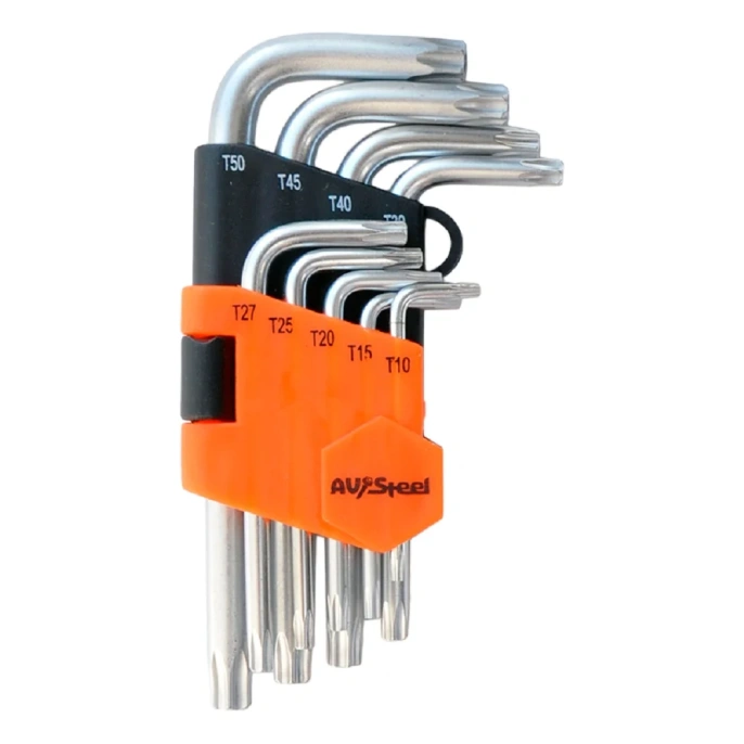Набор ключей TORX AV Steel 9 предметов  AV-367109
