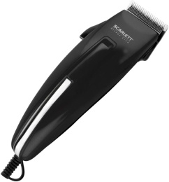 Машинка для стрижки Scarlett SC-HC63C11 черный 15Вт насадок в компл:4шт