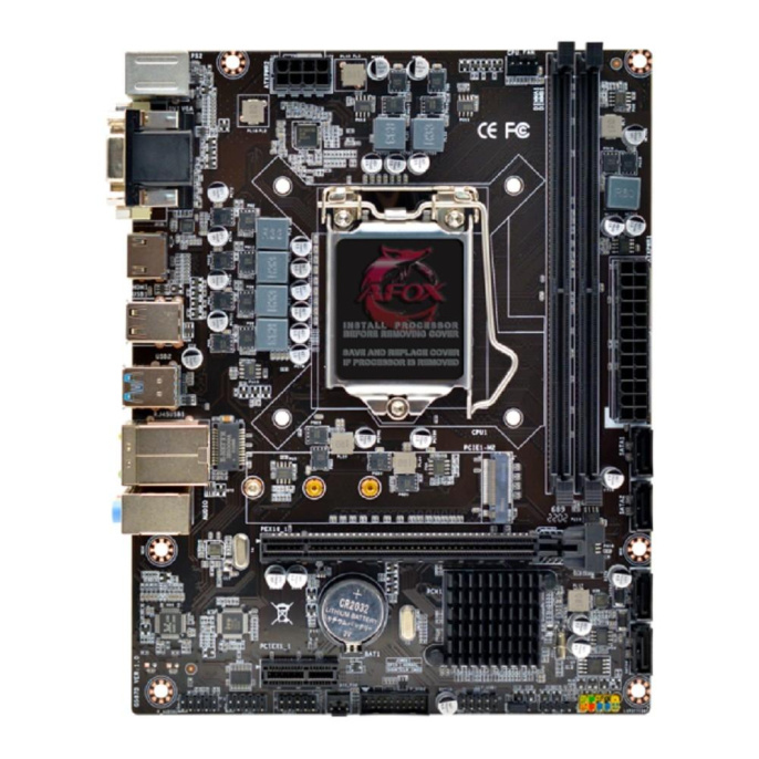 Материнская плата Afox IH510-MA2-V2 LGA1200 mATX 2xDDR4 PCIEx16 PCIEx1 M.2 HDMI DVI VGA