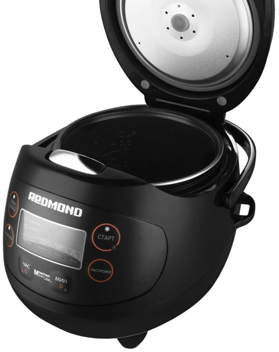 REDMOND RMC-03 Мультиварка , 350 Вт, 2 л, 9 программ, чёрный