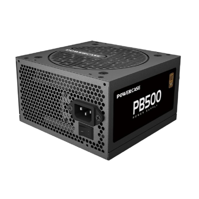 Блок питания Powercase 500W PB500 PS-500B-DC 2.31 ATX, 500W, 80 Plus Bronze, APFC, DC-DC, 120mm Fan