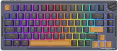 Клавиатура Royal Kludge RK-H81 Star Night черный/коричневый, механическая, USB/2.4 GHz/Bluetoоth, подсветка RGB, горячая замена клавиш, Sky Cyan свичи