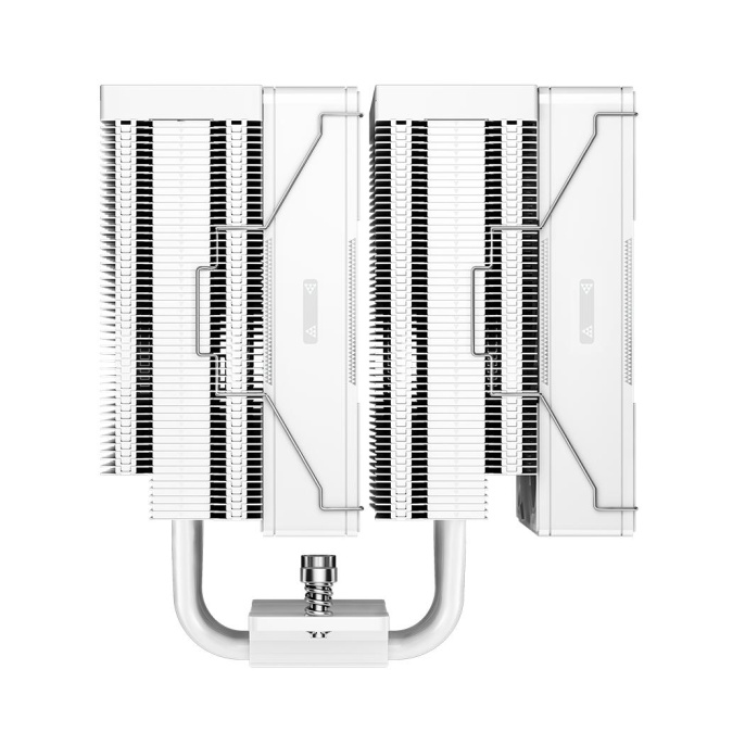 Кулер для процессора PCCooler RZ620 WH 260W, 4-pin PWM, 158mm, Al/Cu, 6x6mm, 2x120mm, 86.73CFM, 32dBA, 1800RPM, S: 1851/1700/1200/115X, AM5/AM4, white