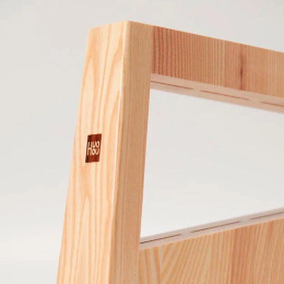 Набор ножей кухон. HuoHou Ying HU0257 HU0257 BROWN RUS компл.:4предм. с подставкой дерево блистер