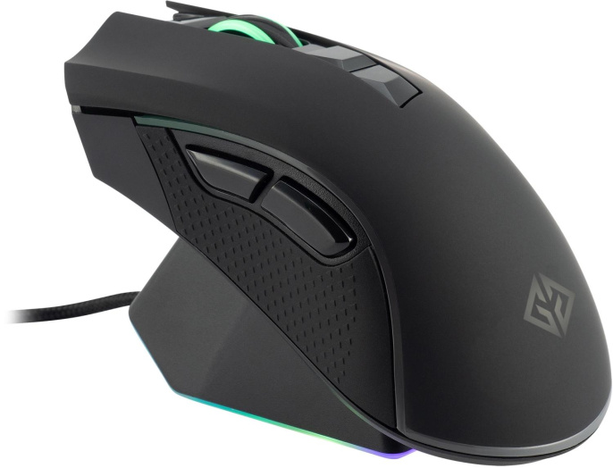 Мышь беспроводная GMNG GG-MS400WO, игровая, радио, оптическая, USB, 10000dpi, черный [1899942]