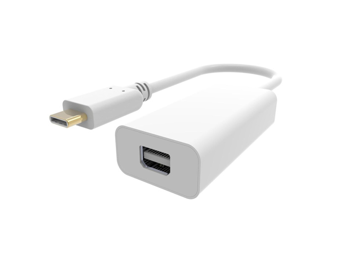 Адаптер Buro USB Type-C (m) -  miniDisplayPort (f),  белый [bhp ret tpc_mdp]