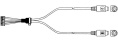 Кабель Advantech 1703060191 A Cable 1*6P-2.0/M-DIN 6P(F)*2 22cm '1703060191
