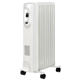 Масляный радиатор Ballu Comfort BOH/CM-07WDN, с терморегулятором, 1500Вт, 7 секций, 3 режима, белый