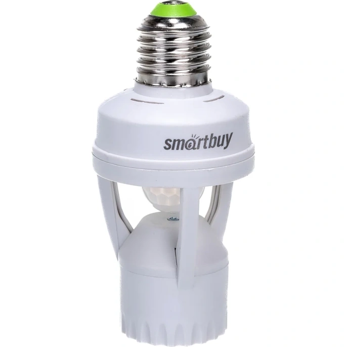 Инфракрасный датчик движения Smartbuy в патрон E27, 60Вт, до 6м, IP20 sbl-ms-010