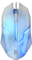 Defender Cyber MB-560L [52561] {Проводная оптическая мышь, 7 цветов, 3 кнопки,1200dpi, белый}