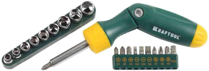 Отвертка Kraftool 26151-H21 в компл.:21 предмет