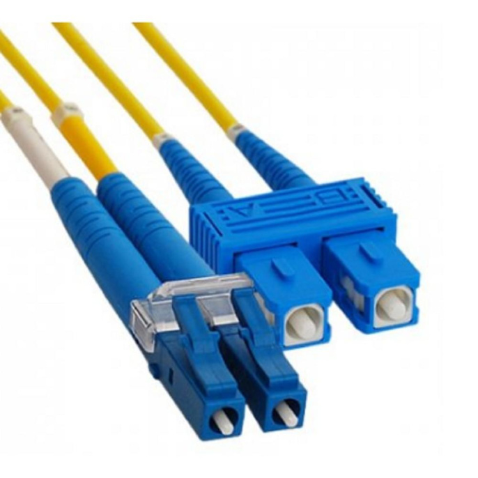 Rexant 50-2410 Патч-корд оптический переходной SM , 9/125 OS2 , LC/UPC-SC/UPC, Duplex , LSZH, 2м