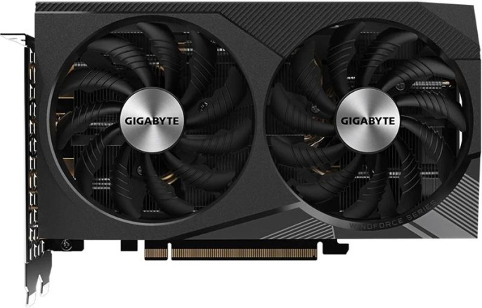 Видеокарта GIGABYTE NVIDIA GeForce RTX 3060 GV-N3060WF2OC-12GD 2.0 12ГБ Windforce, GDDR6, OC, Ret