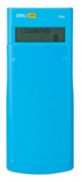 Калькулятор DELI E1710A/BLU, 10+2-разрядный, синий