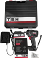 Гайковерт TEH LW600N-1B (мах крутящий момент: 600 нм, 3 режима работы, патрон: 1/2 дюйма с отверстием и фрикционным кольцом, комплектация: акб 4ач, зу, кейс)