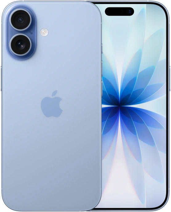 Смартфон Apple iPhone 17 256GB Mist Blue A3520 MG6L4HN/A 6.3" OLED 1206x2622 120 Гц, Apple A19, ОЗУ 8 ГБ, память 256 ГБ, камера 48 Мп, аккумулятор 3692 мАч, моноблок, влагозащита IP68