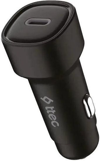 Автомобильное зарядное устройство USB-C TTEC 2CKP01S SmartCharger PD 30W Car Fast Charger. Цвет: черный