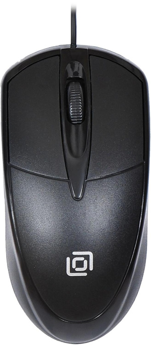 Мышь проводная Oklick 125M, оптическая, USB, 1200dpi, черный [1175317]