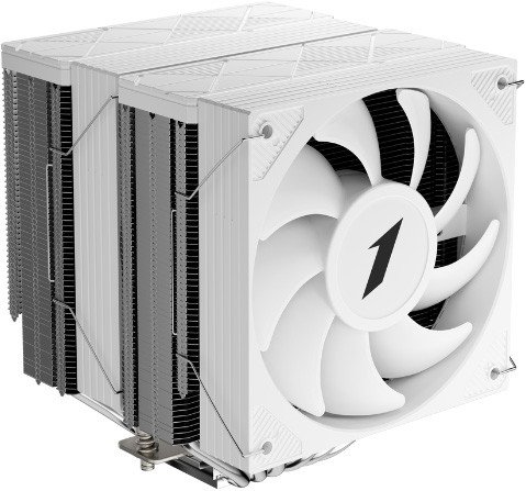 Кулер 1stPlayer CY12D Белый CY12D-WH Intel LGA1851/1700/1200/115x, AMD AM5/AM4, крепление на винтах, 6 тепловых трубок 6мм , размер вентилятора: 120x120x25мм, гидравлический подшипник, 1900об/мин, 57.56CFM, 38.21dB A